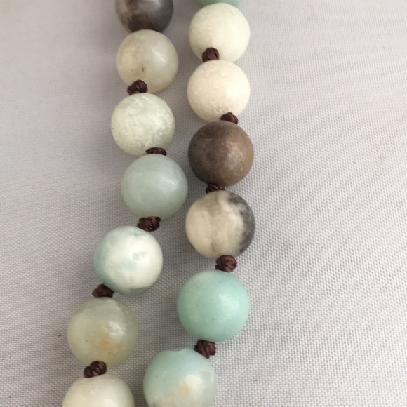 Bohemian Ivory Stone Necklace - Picture 5 of 6